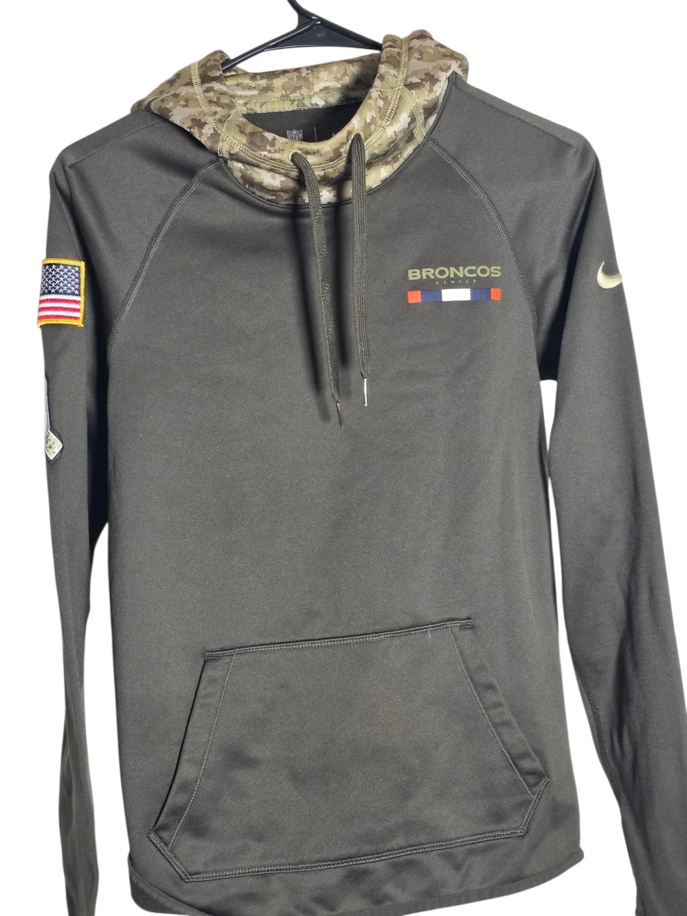 Nike NFL Denver Broncos Salute to Service Dri-FIT Hoodie XS